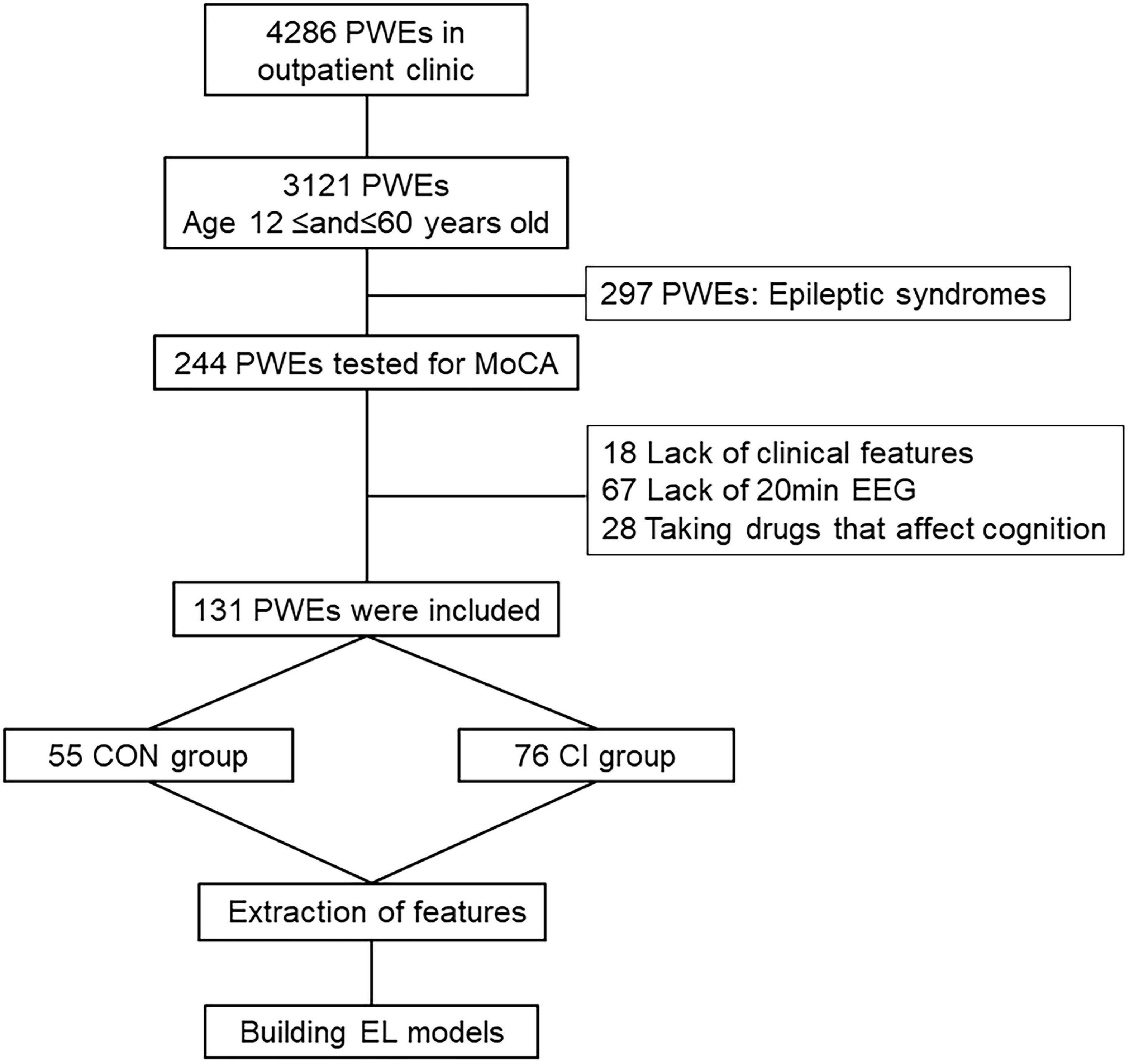 An objective model for diagnosing comorbid cognitive impairment in patients with epilepsy based on the clinical-EEG functional connectivity features